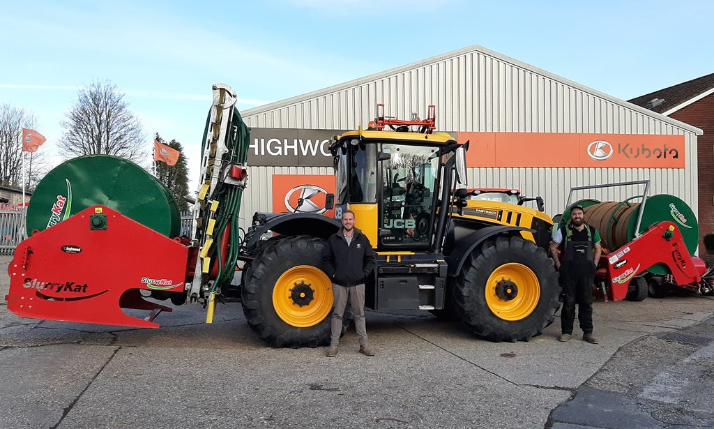 Complete SlurryKat Umbilical System installed at Frogmary Green Farm in Somerset