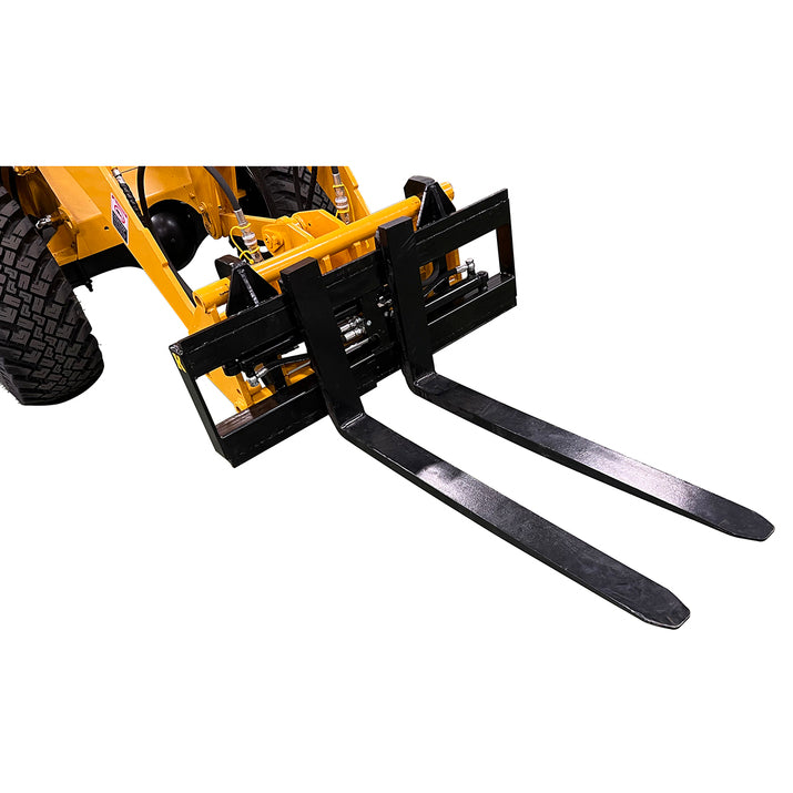 KELLFRI 2.5t 1.2m Pallet Forks cw SMS/TRIMA brackets & Hydr Adj - £1050 +VAT