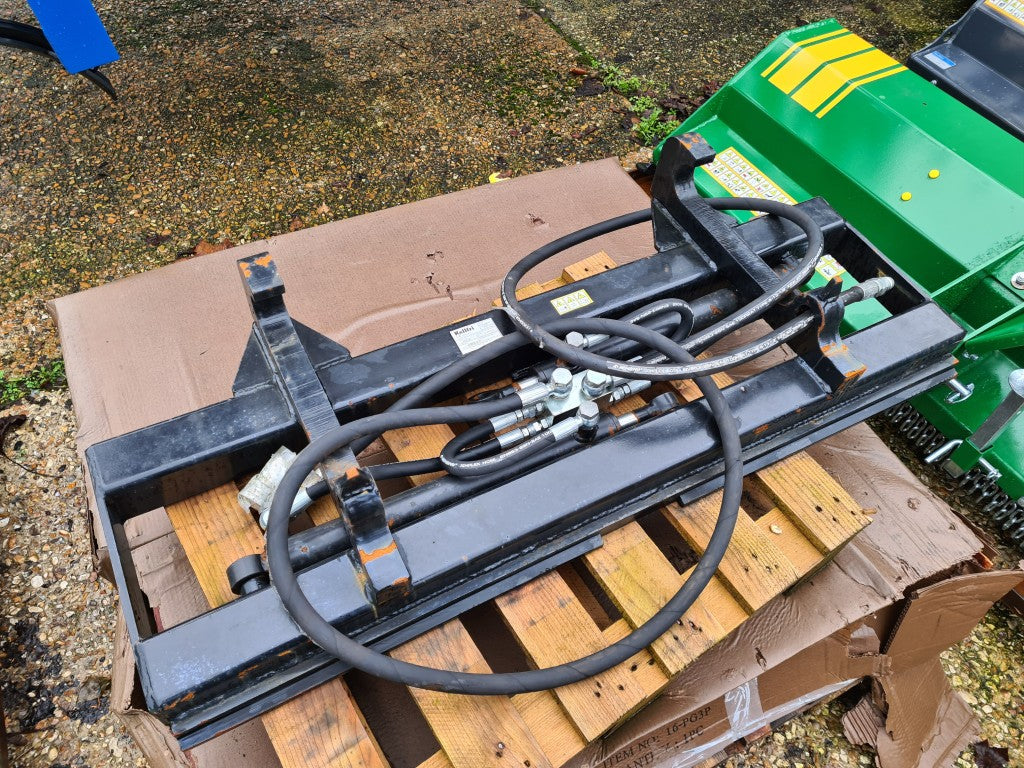 KELLFRI 2.5t 1.2m Pallet Forks cw SMS/TRIMA brackets & Hydr Adj - £1050 +VAT