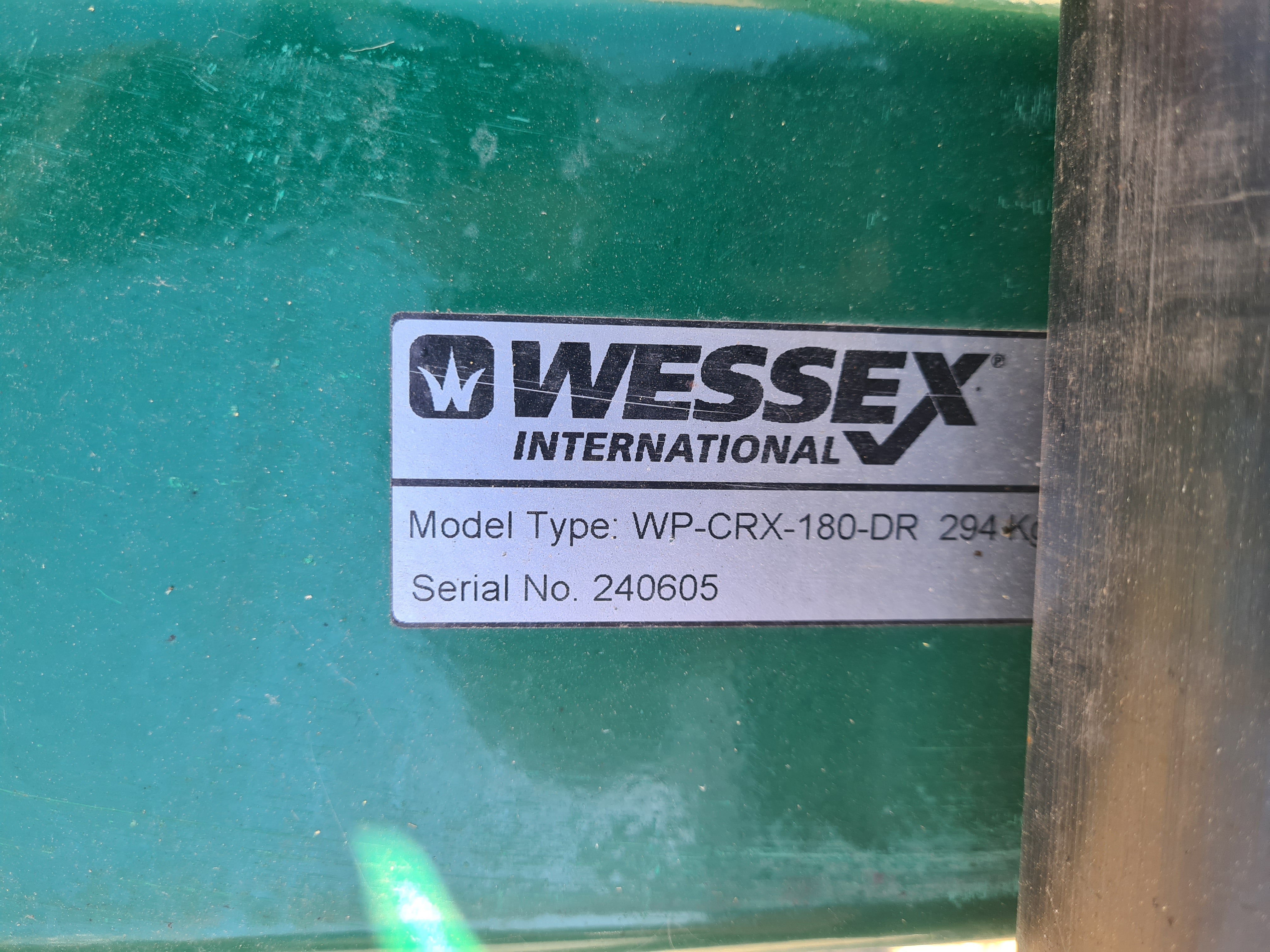 Wessex CRX-180 DR (Double Roller) Finishing Mower - £5350 +VAT
