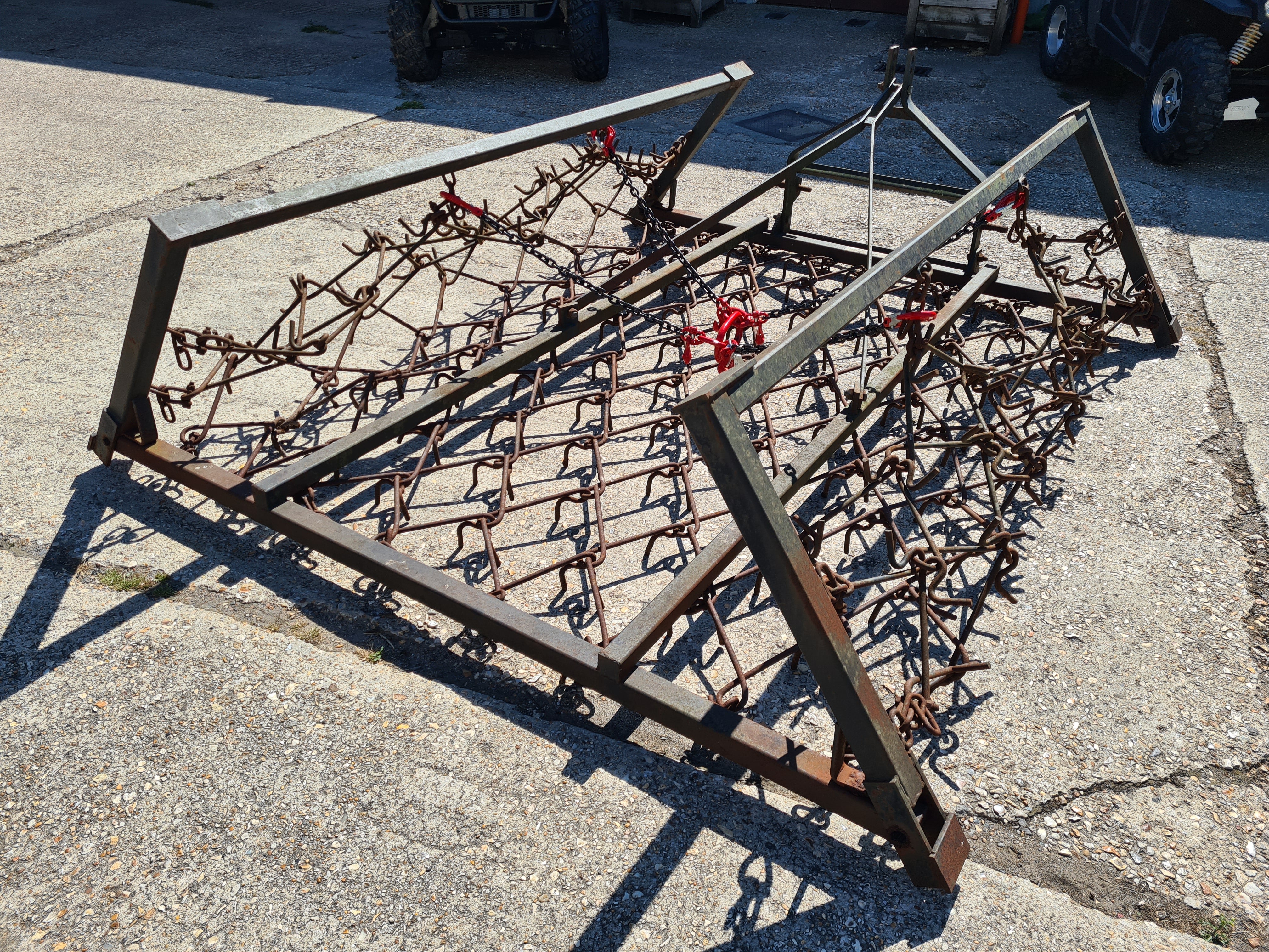 Used Mounted 10ft Chain Harrows with manual folding - £975 (no VAT)