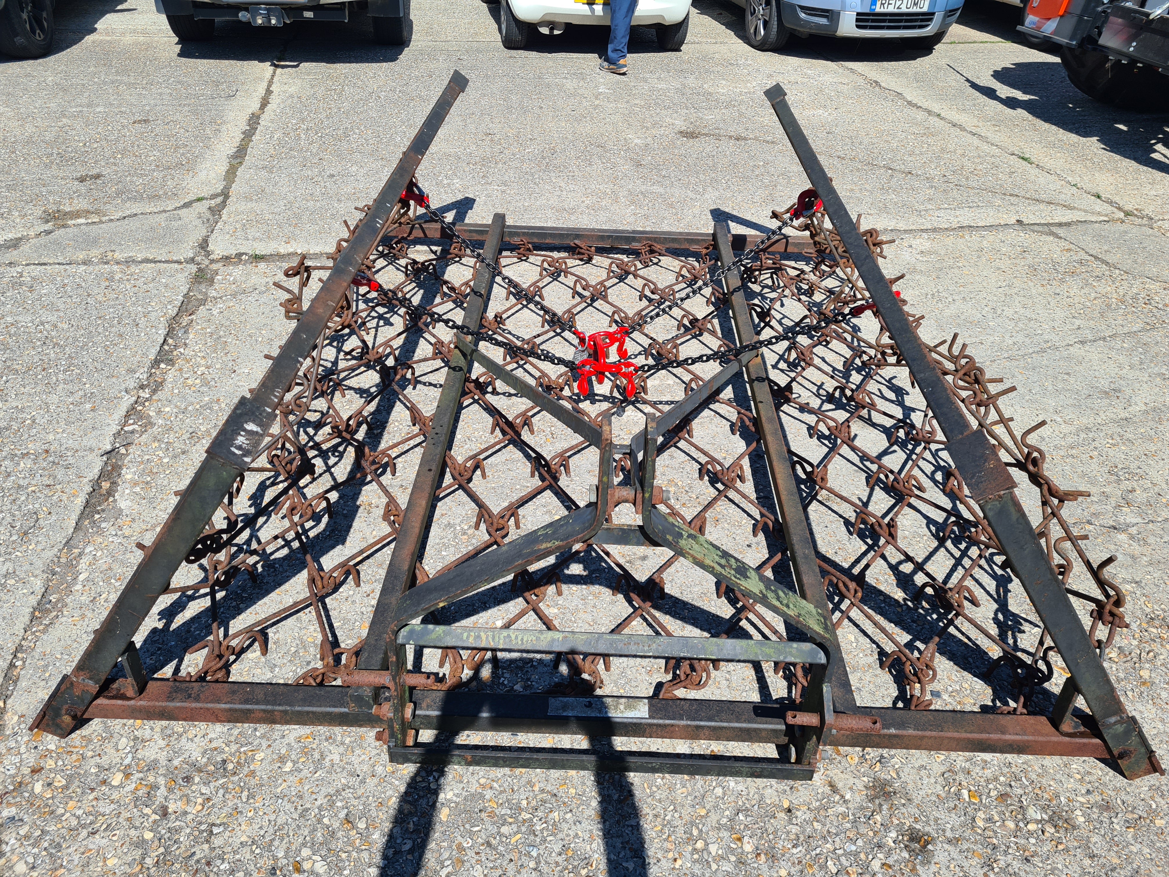 Used Mounted 10ft Chain Harrows with manual folding - £975 (no VAT)