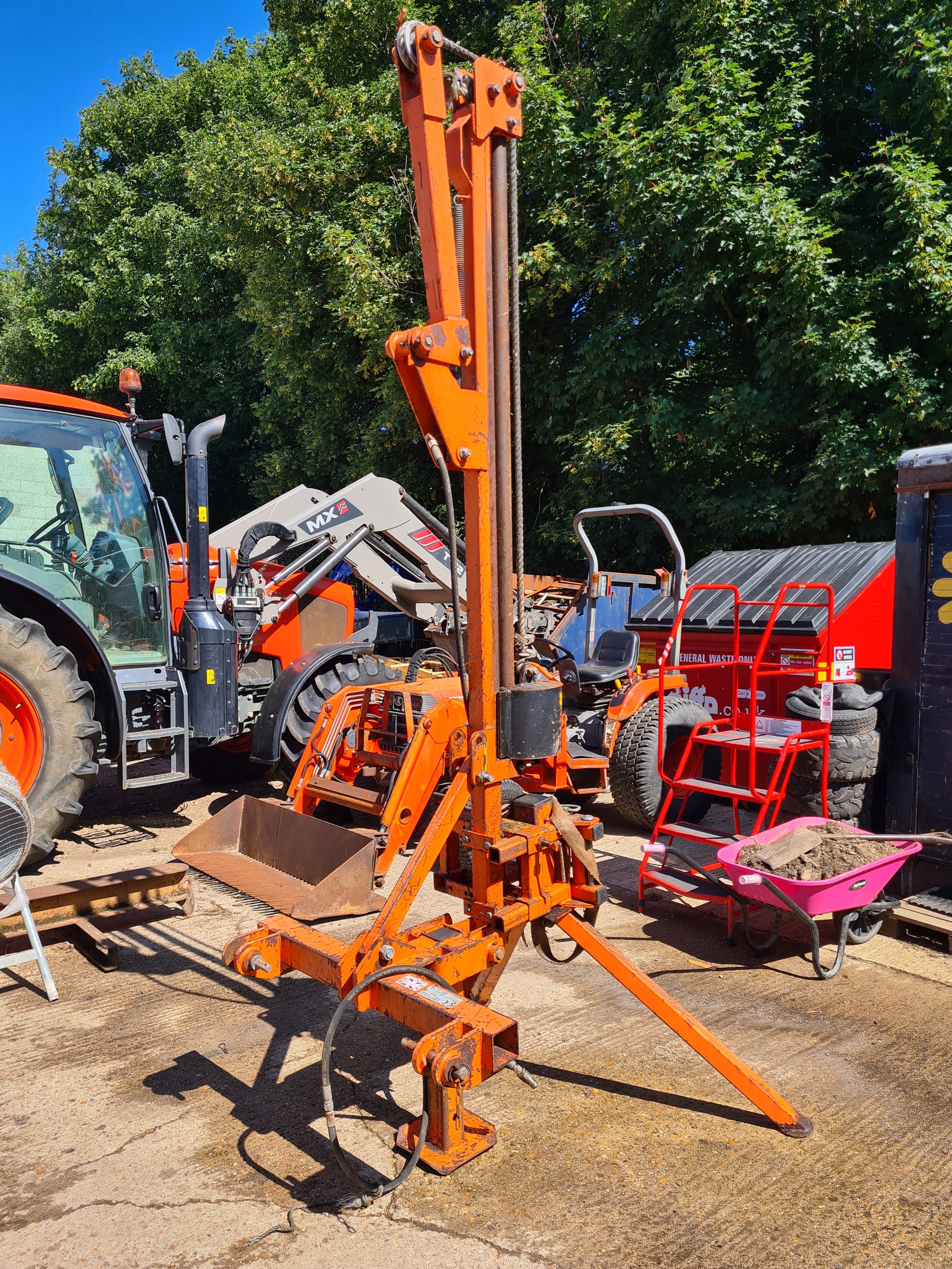 Used Mounted Parmiter Post Driver - £975 (no VAT)