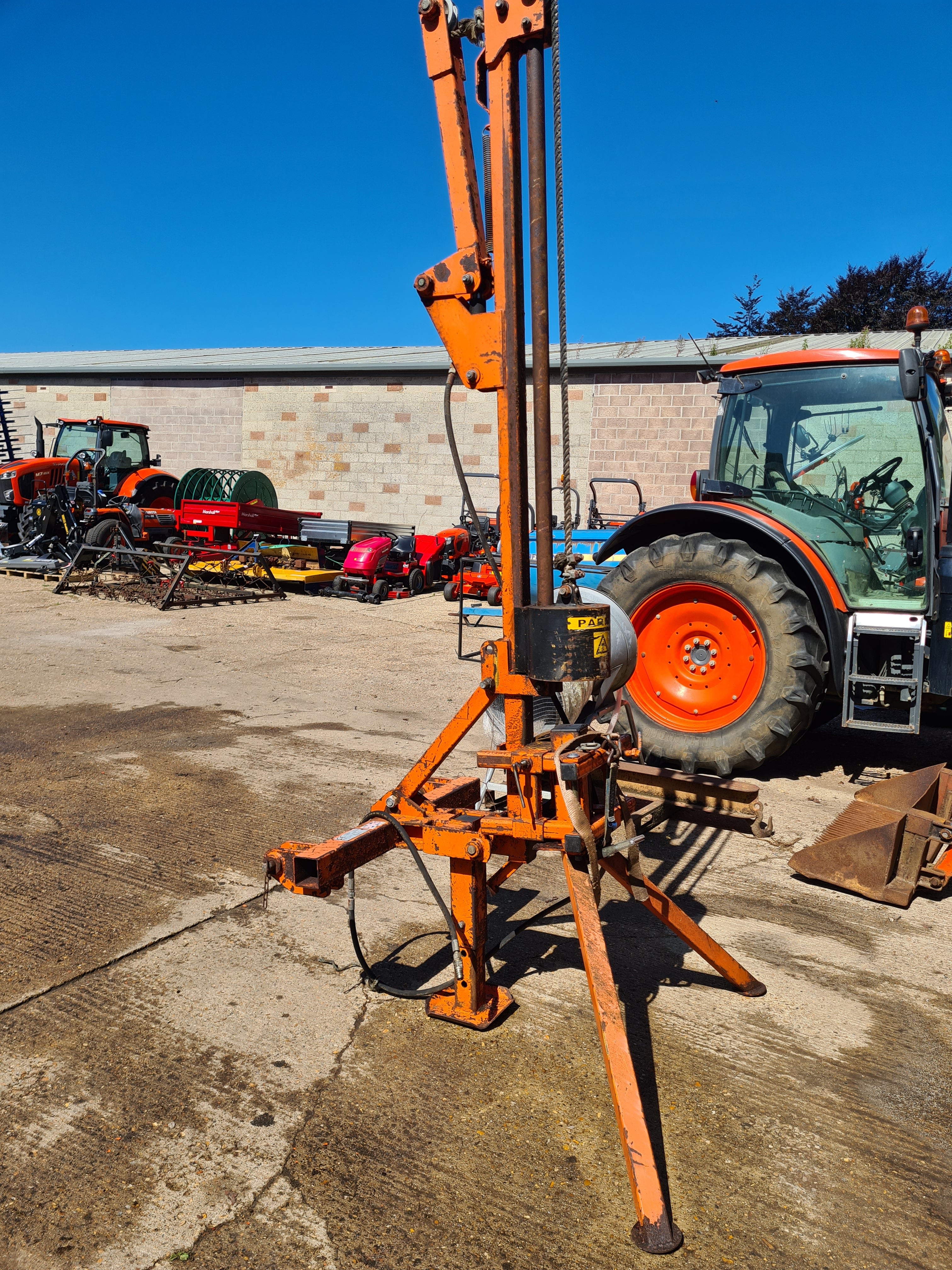 Used Mounted Parmiter Post Driver - £975 (no VAT)
