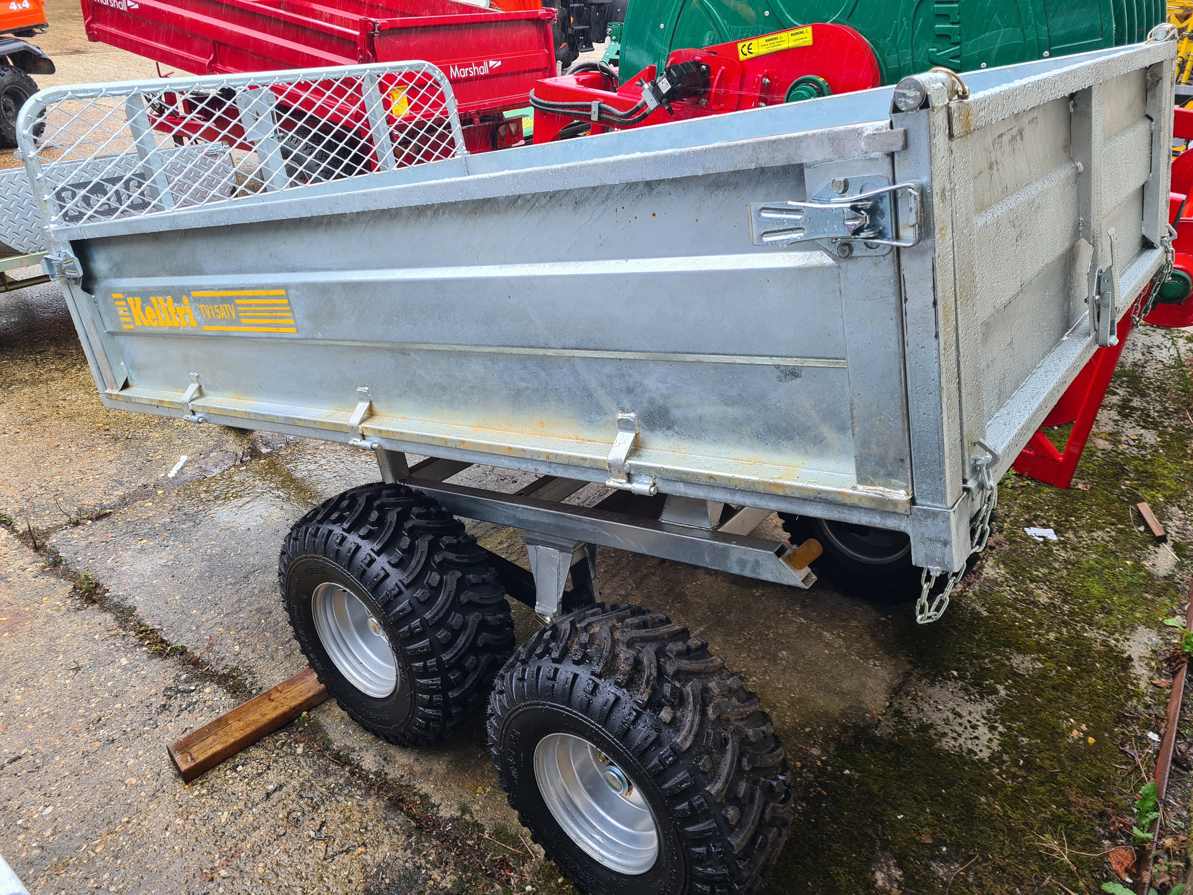 KELLFRI 1.5t ATV Tipping Trailer - £2090 + VAT