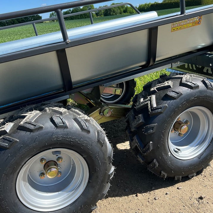 KELLFRI 23-TV07PRO2 700kg Compact ATV Tractor Tipping Forestry Trailer with crane - £1590 +VAT