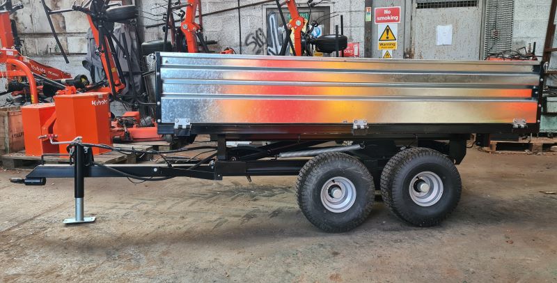 KELLFRI 2.5t Compact Tractor Tipping Trailer - £1950 + VAT