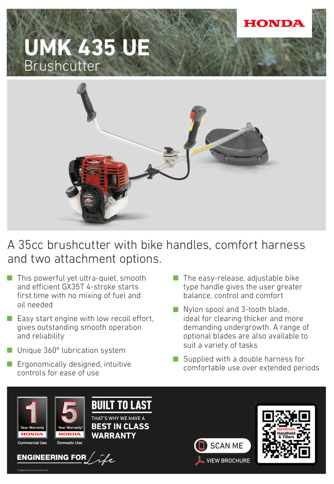 Honda UMK 435UE Handle Type Brushcutter
