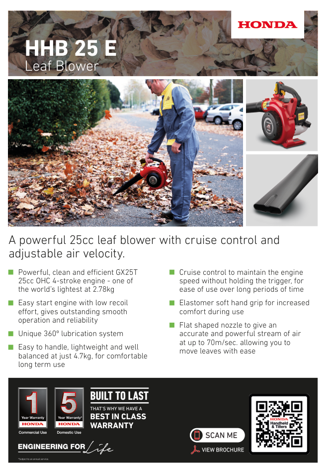 Honda HHB 25 E Petrol Blower