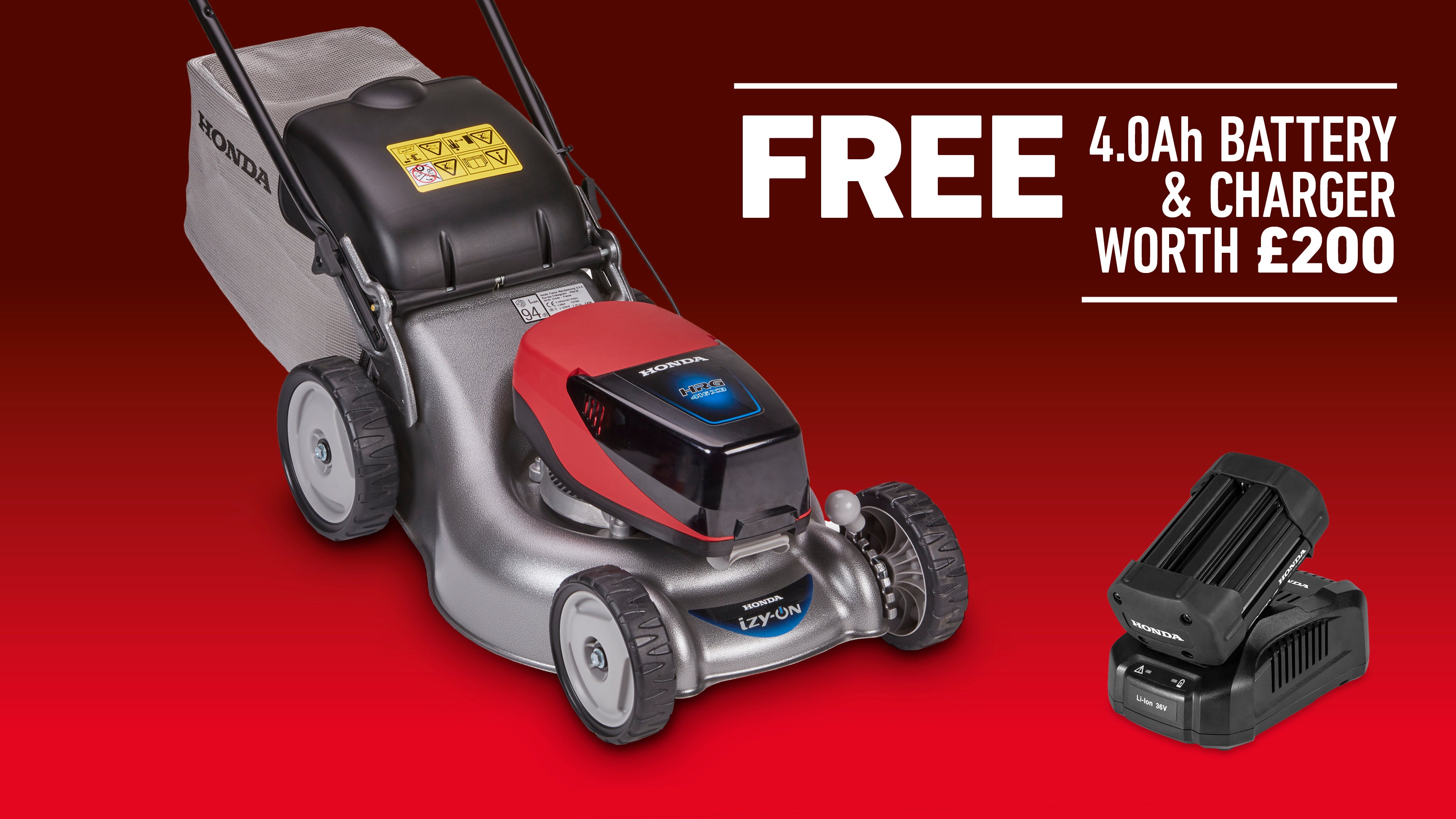 Honda HRG 416 XB Cordless Electric Mower