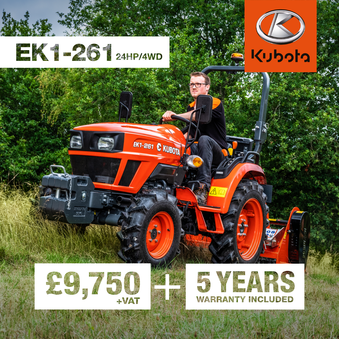Kubota EK1261 Compact Tractor - £9750 +vat