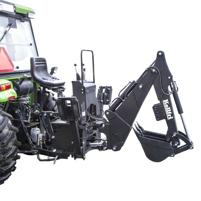 KELLFRI Rear Tractor Mounted Digger with 30cm Bucket - £3680 +VAT