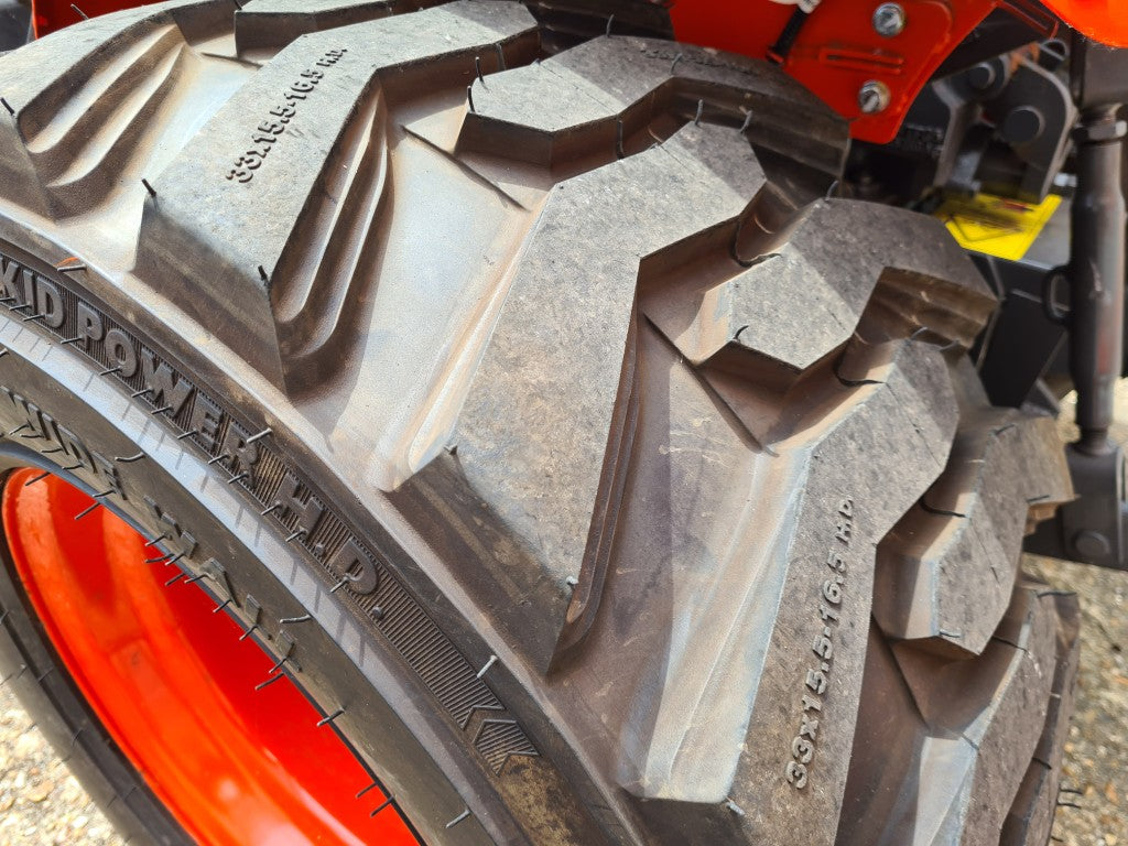 Kubota EK1261 Compact Tractor with Industrial Tyres and Loader