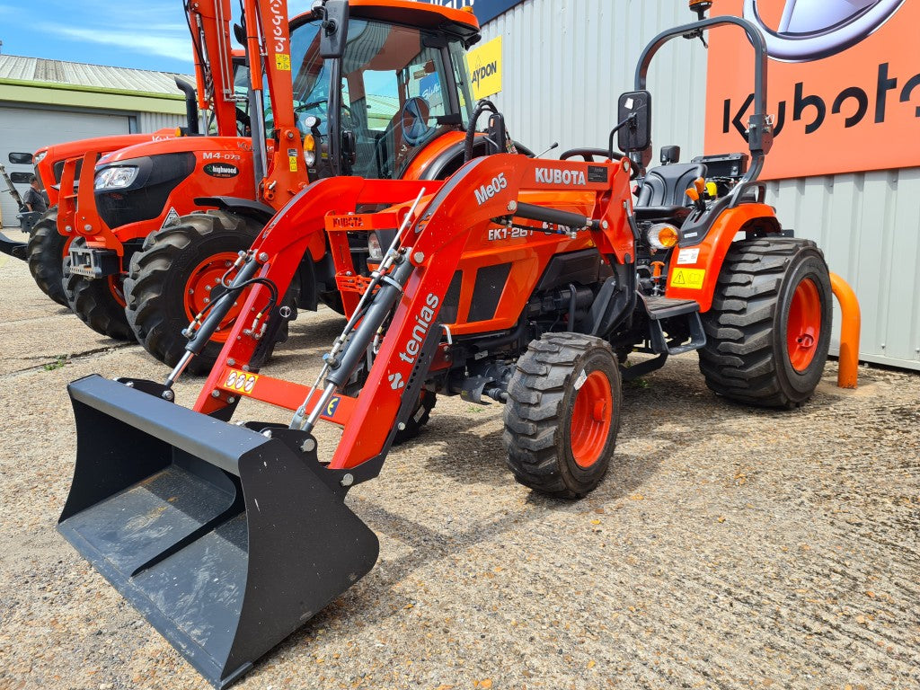 Kubota EK1261 Compact Tractor with Industrial Tyres and Loader