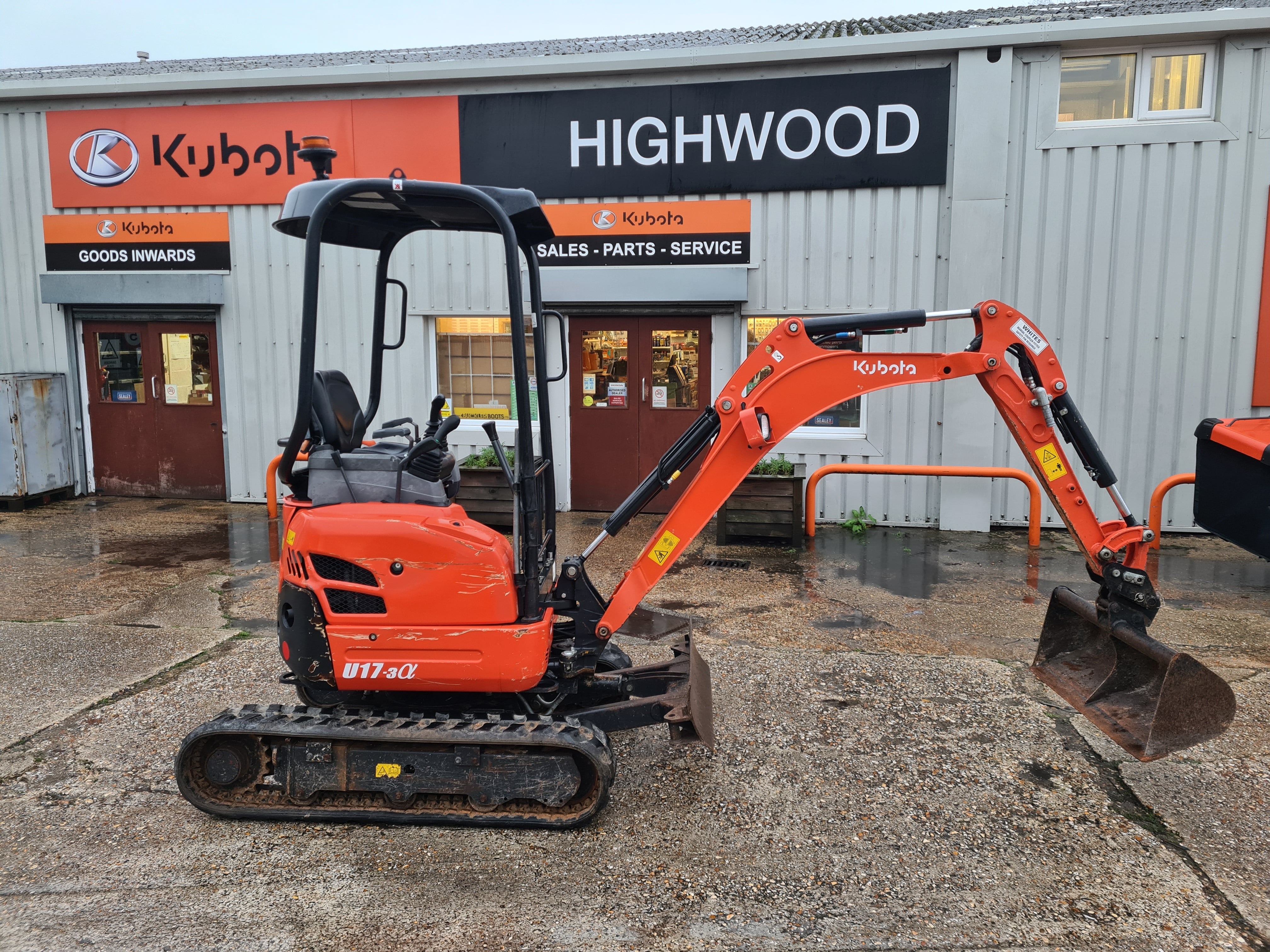 KUBOTA U17-3 Mini Digger - £14,250 +vat