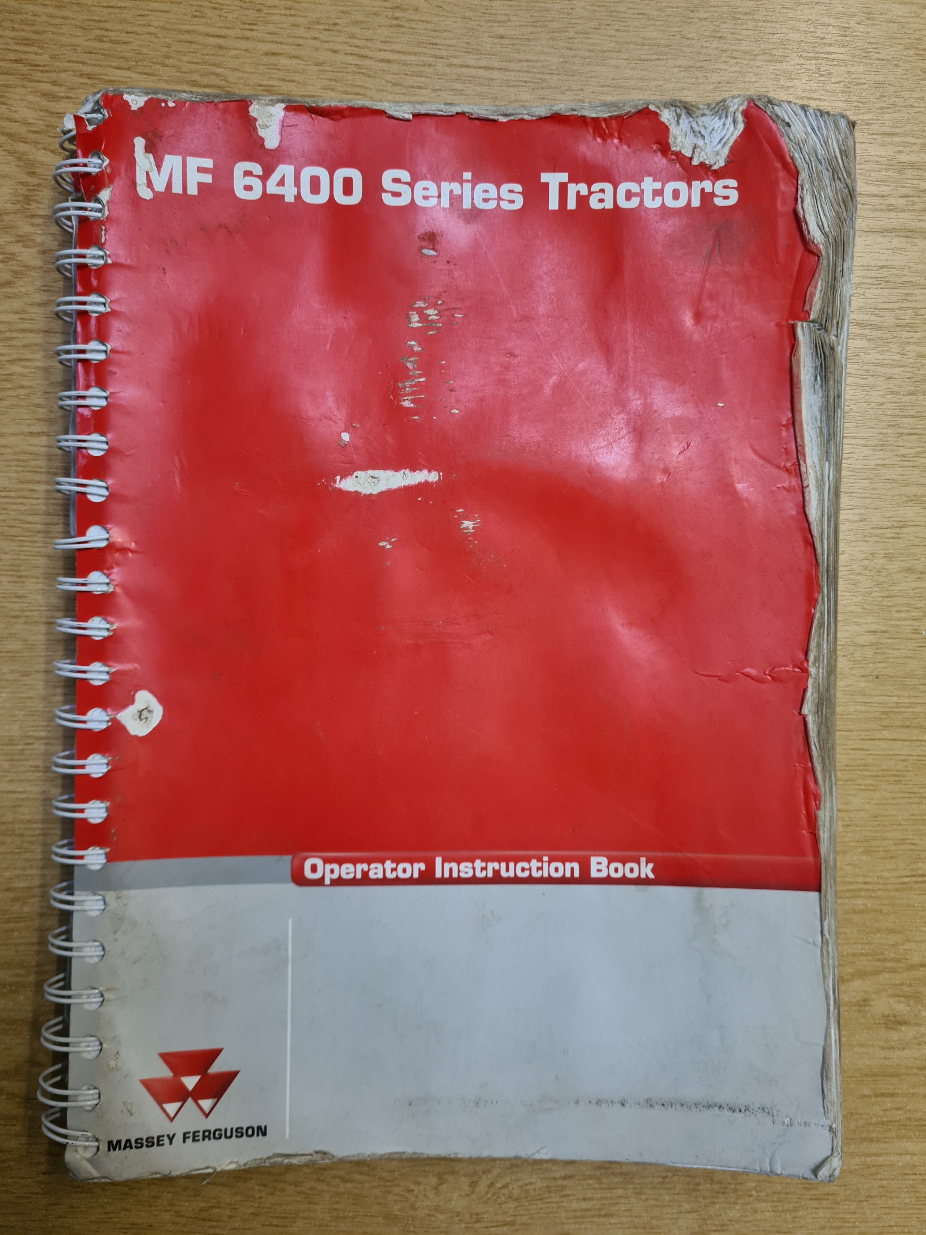 MF 6400 Series 'Tier2' Tractor Operator Maintenance Manual - £39 (+vat)