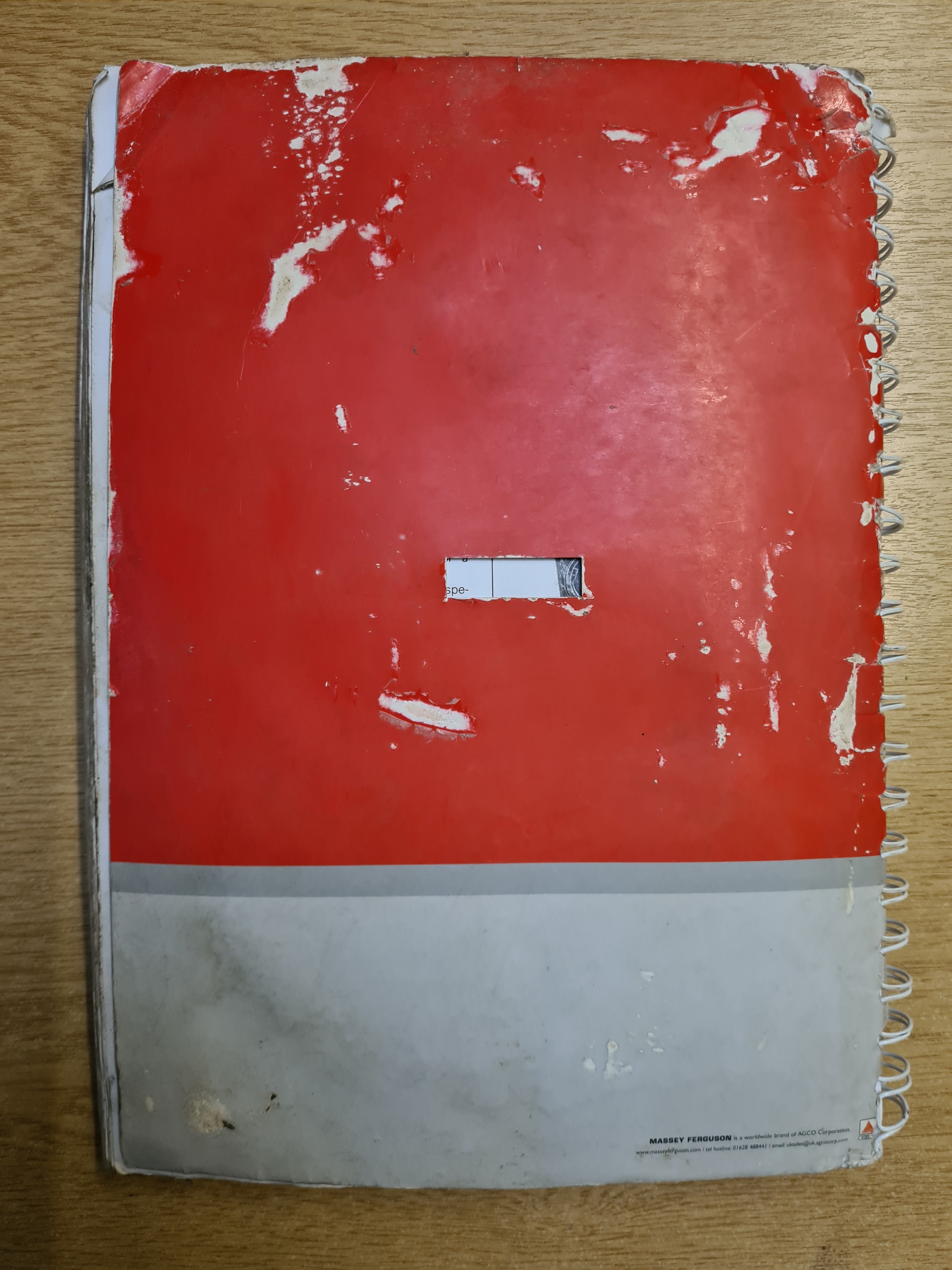 MF 6400 Series 'Tier2' Tractor Operator Maintenance Manual - £39 (+vat)