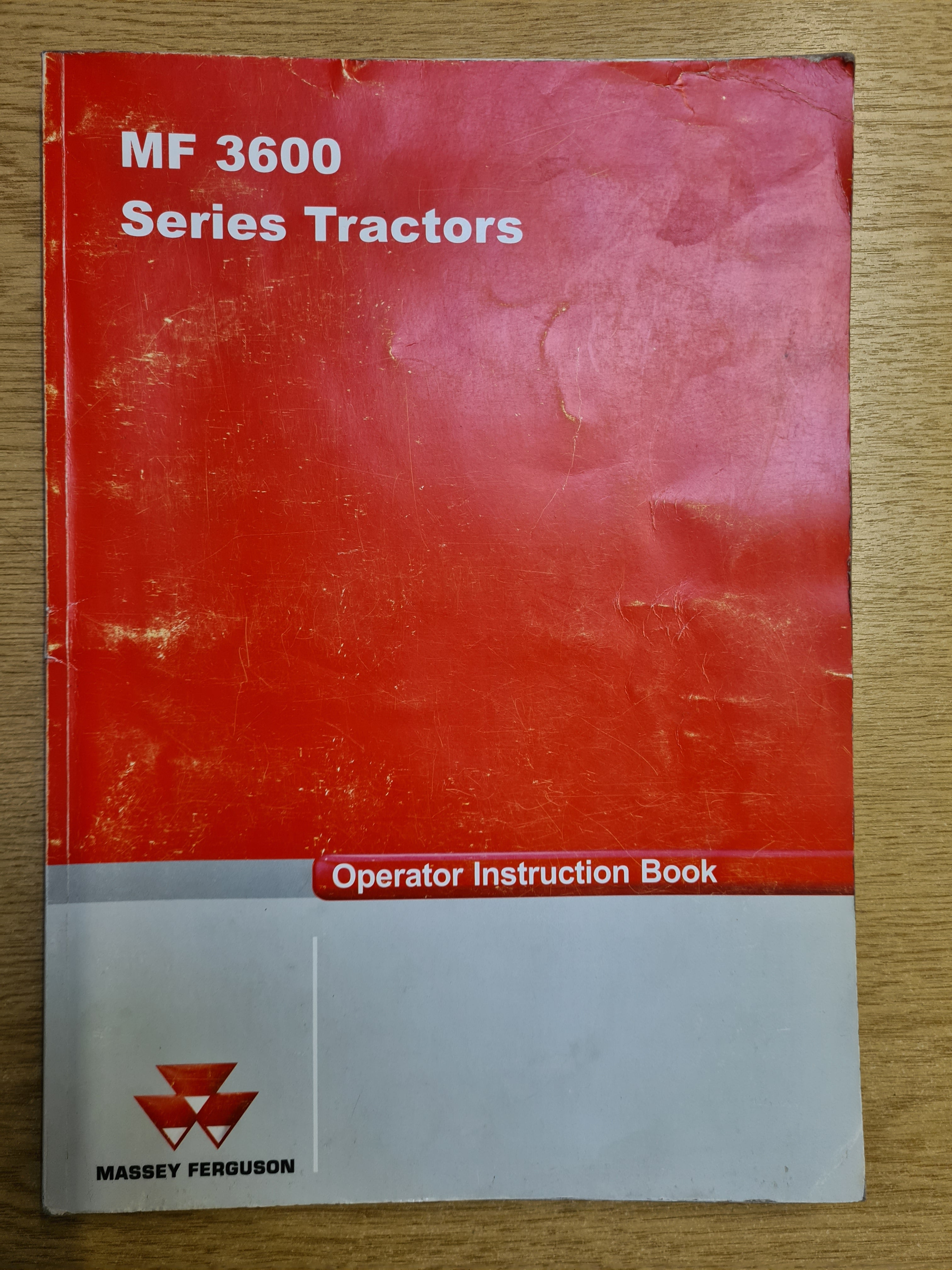 MF 3600 Series Tractor Operator Instruction Manual - £12 (+vat)