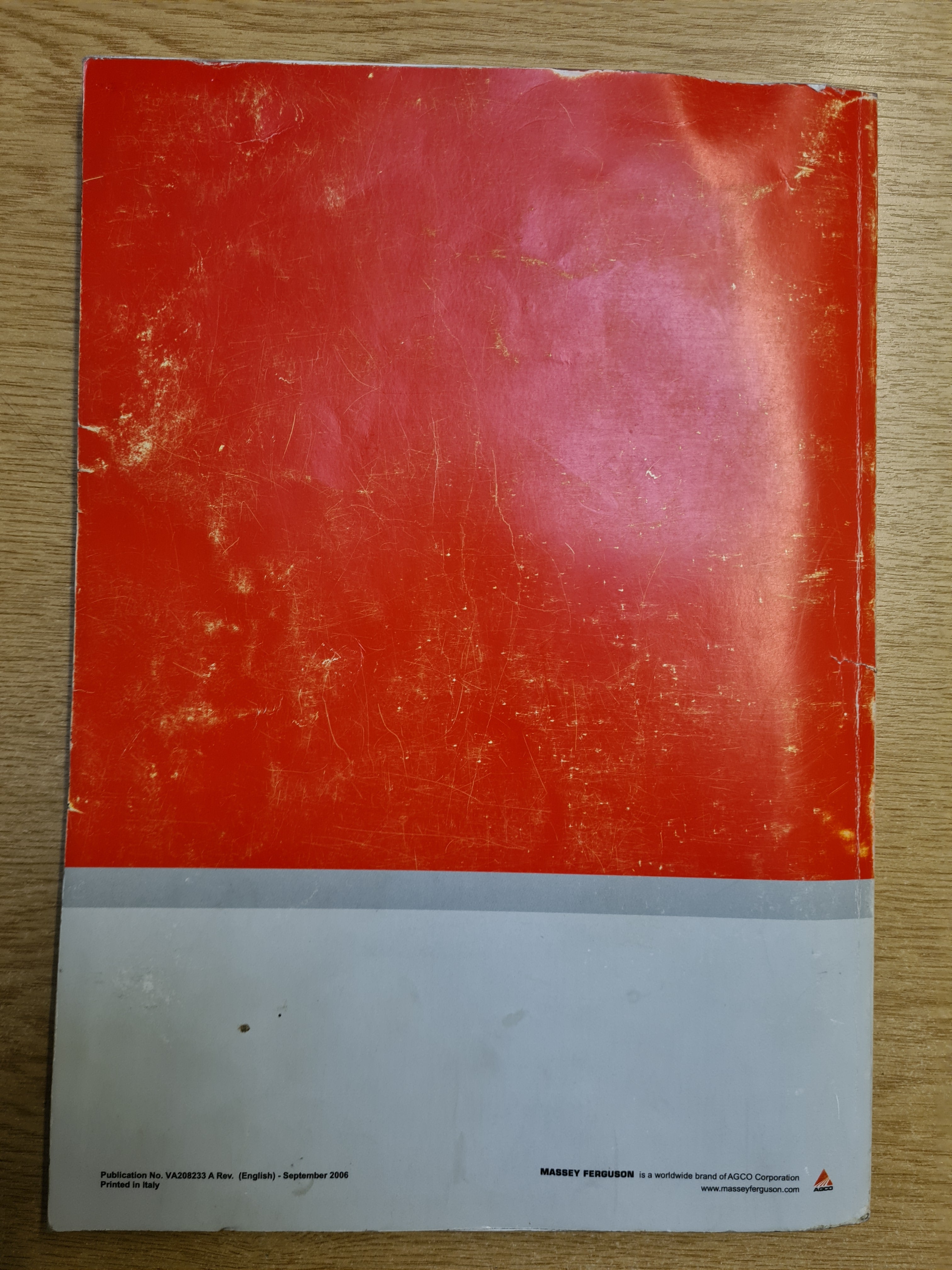 MF 3600 Series Tractor Operator Instruction Manual - £12 (+vat)