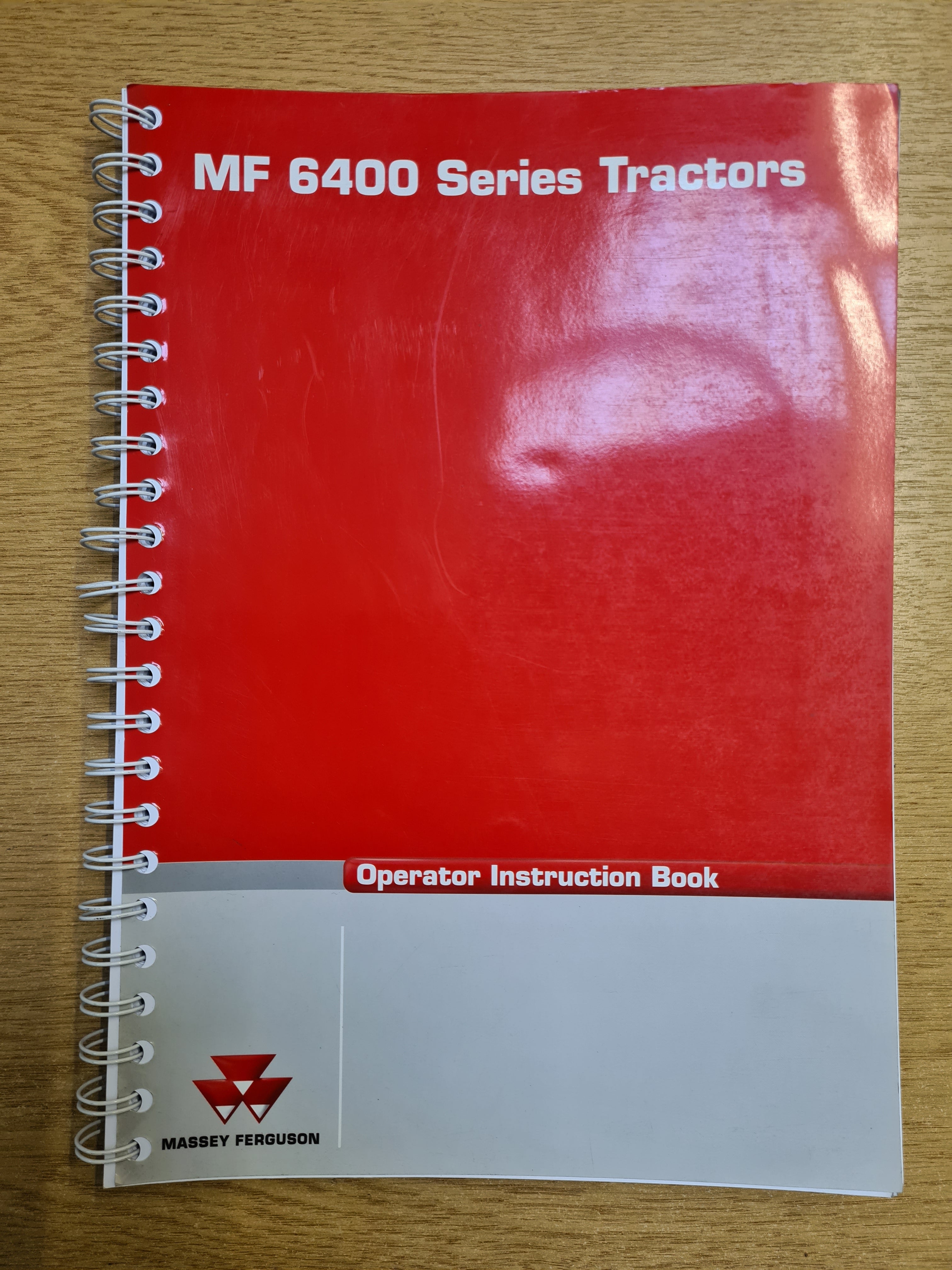 MF 6400 Series 'Tier2' Tractor Operator Maintenance Manual - £42 (+vat)