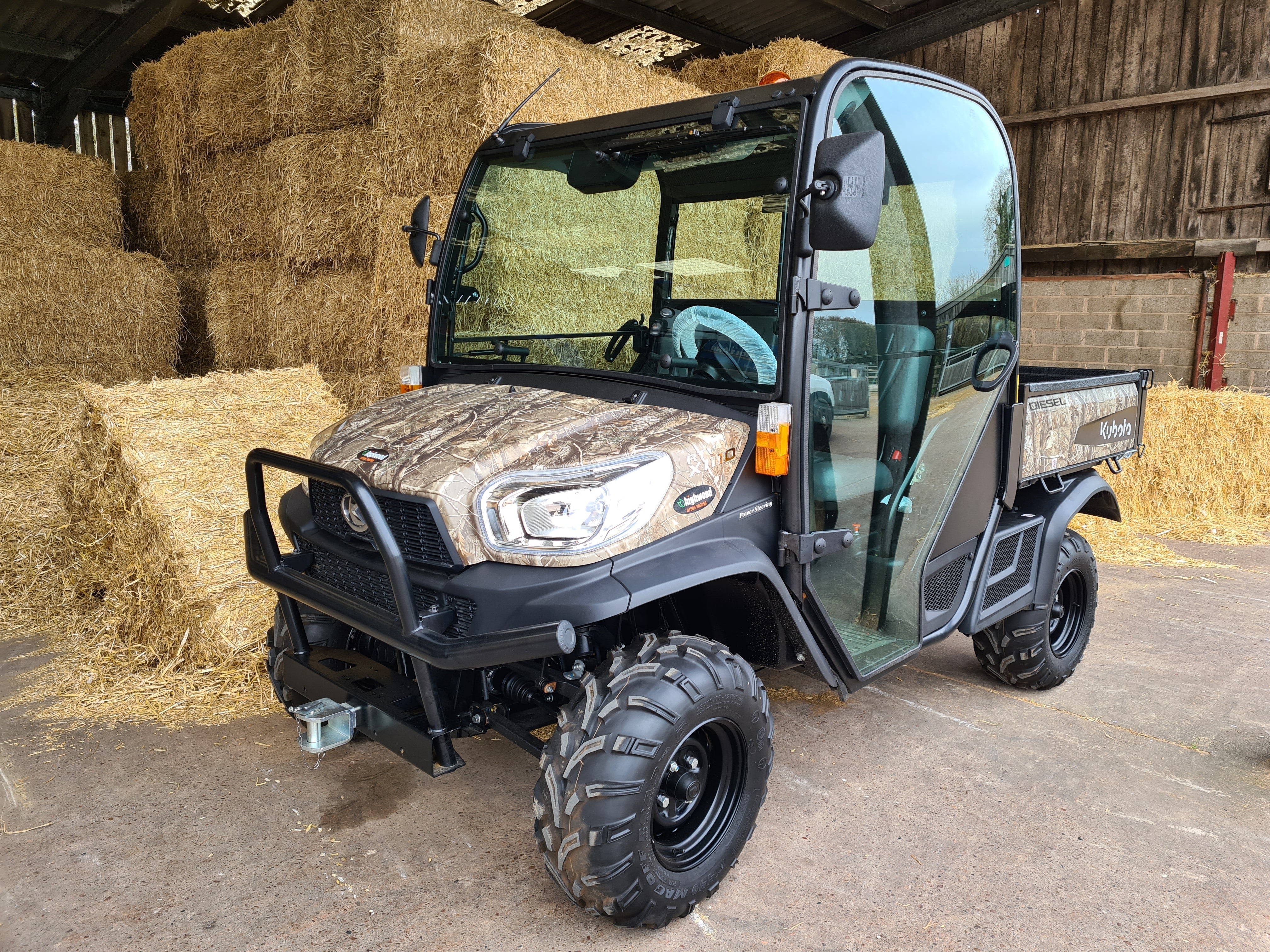 New Kubota RTV X1110 installed to join fleet at The Donkey Sanctuary