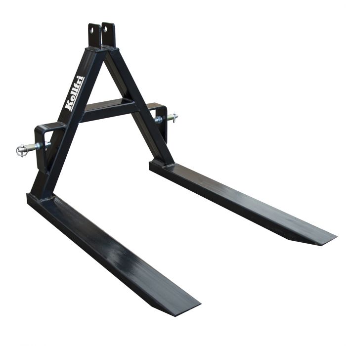 KELLFRI 1t lift, 1m long, 3pt Mounted Pallet Forks - £270 +vat