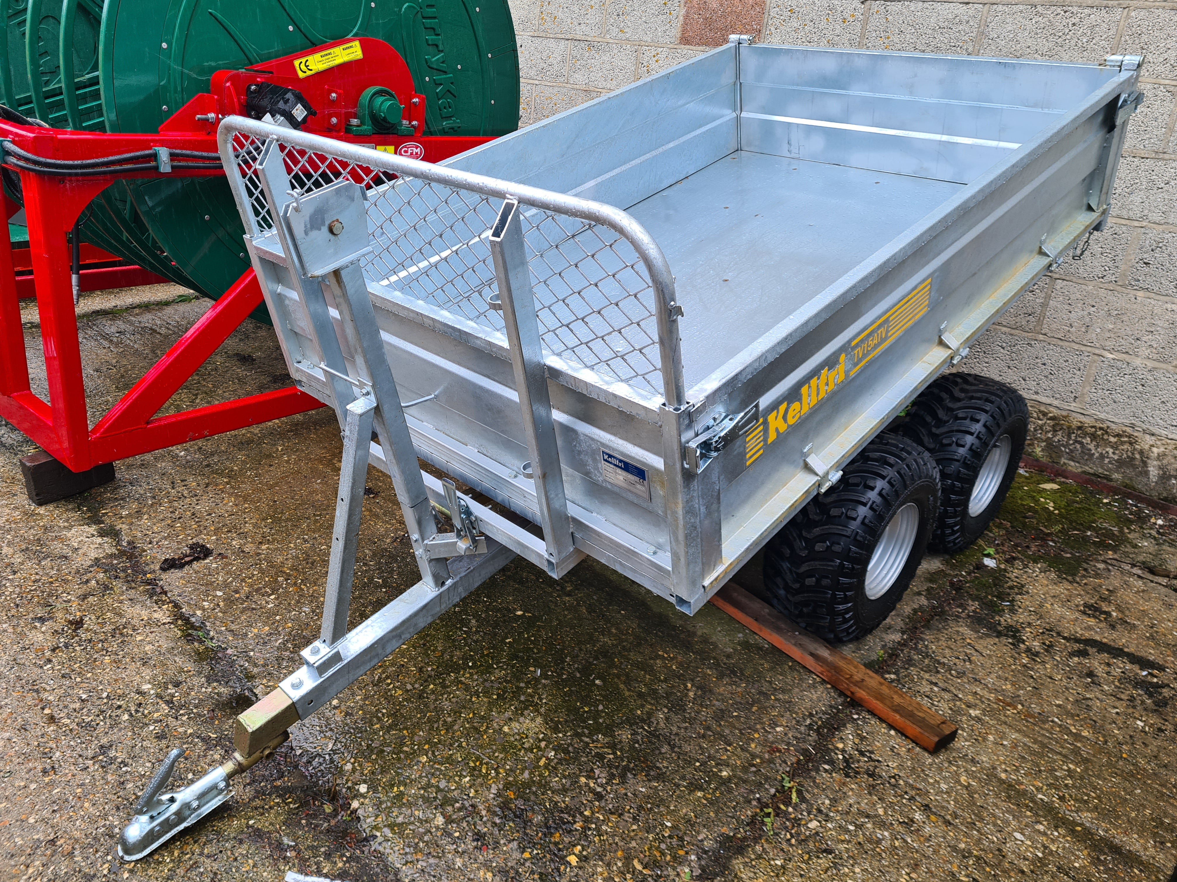 KELLFRI 1.5t ATV Tipping Trailer - £2090 + VAT