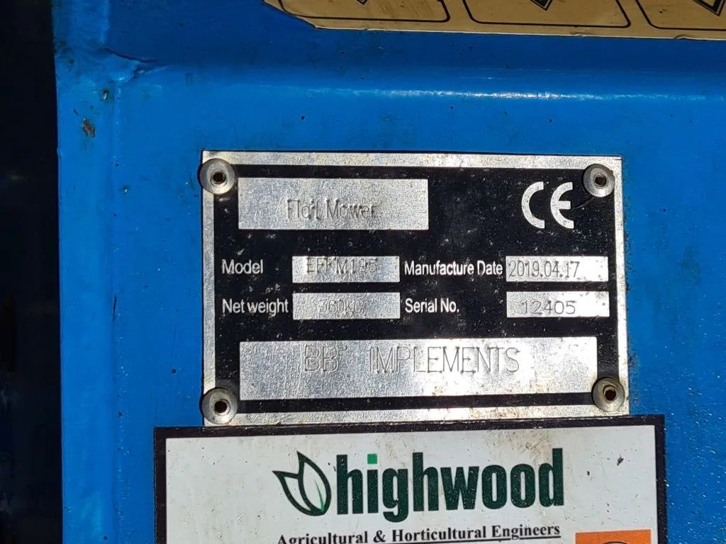 USED BB Implements EFKM195 Flail Mower