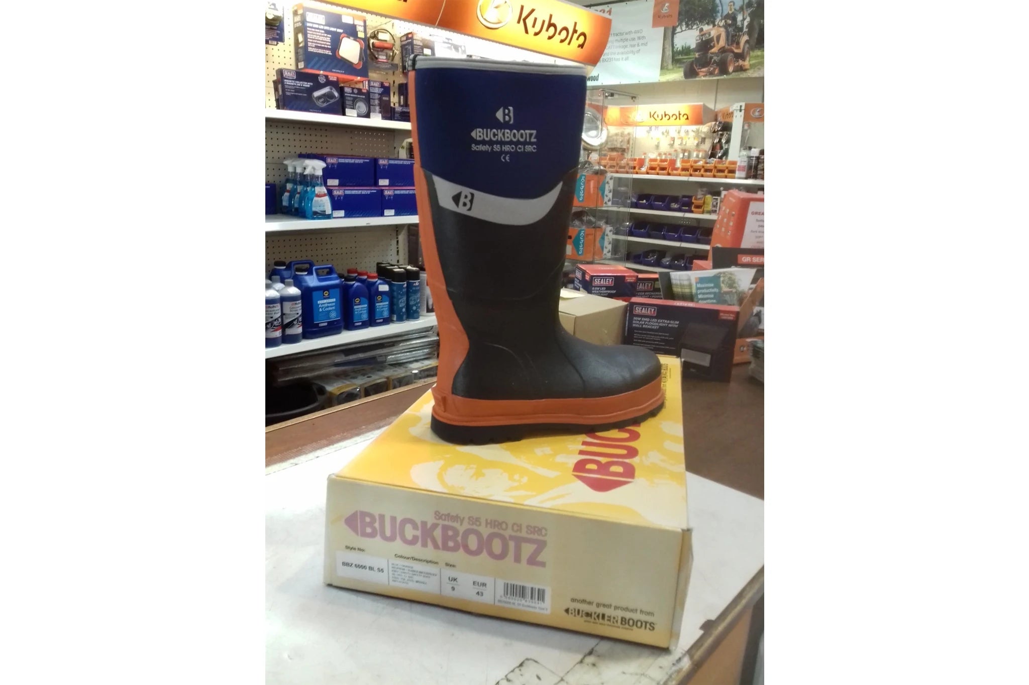 Buckler Buckbootz Men's Safety Wellington Boots - UK 9