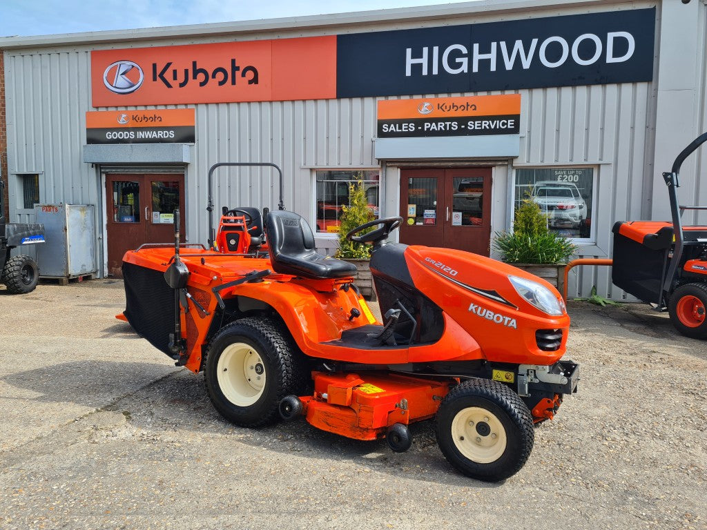 Used GR2120 Rideon Mower with 48" Deck & Collector - 517hrs