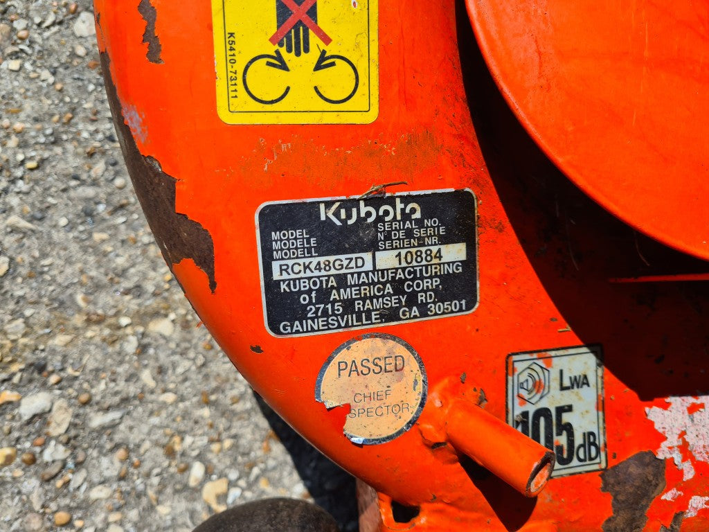 Kubota GZD21 Zero Turn High Dump Rideon Mower