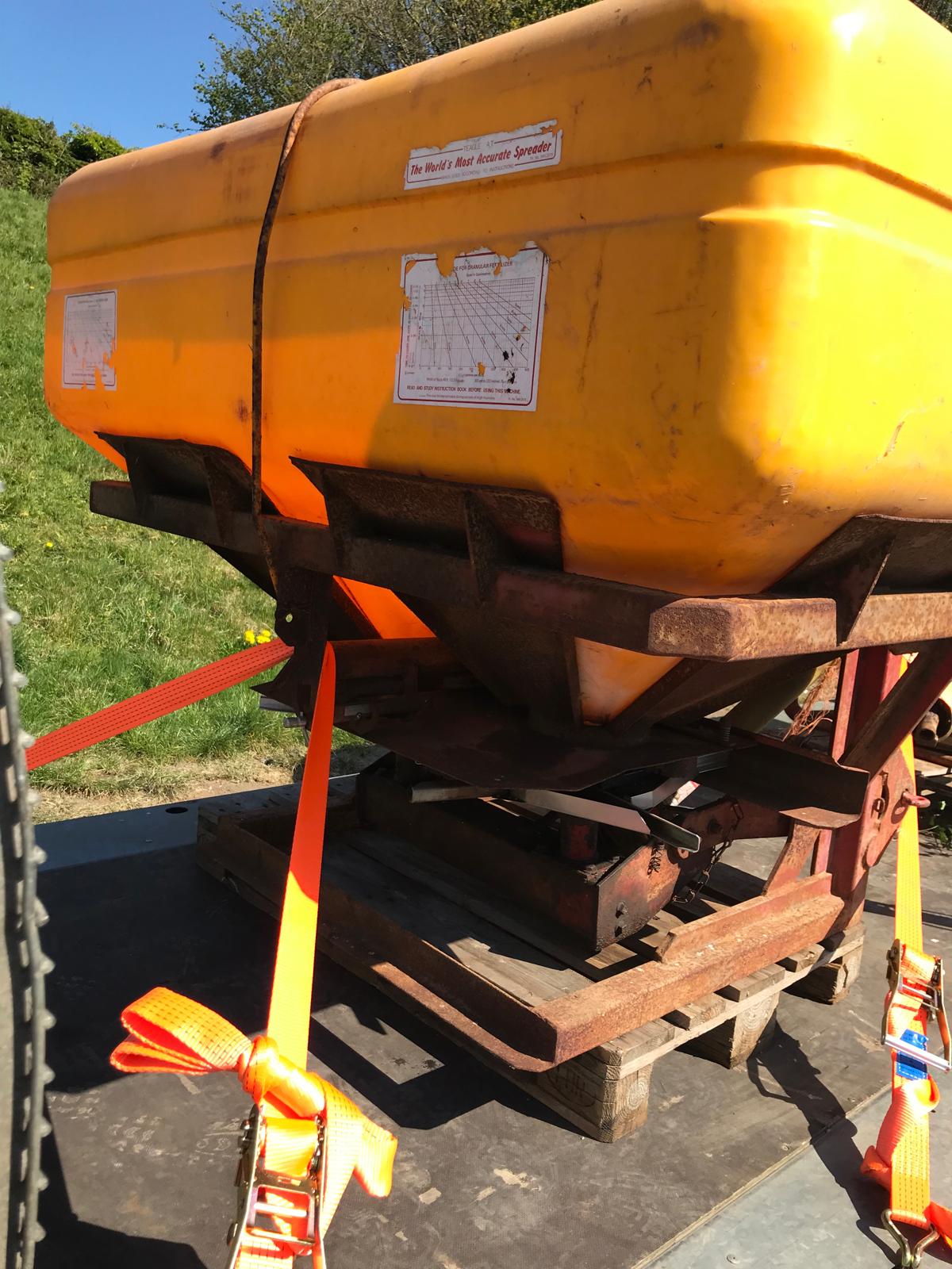 Used Teagle 8040 Twin Disc Fertilizer Spreader