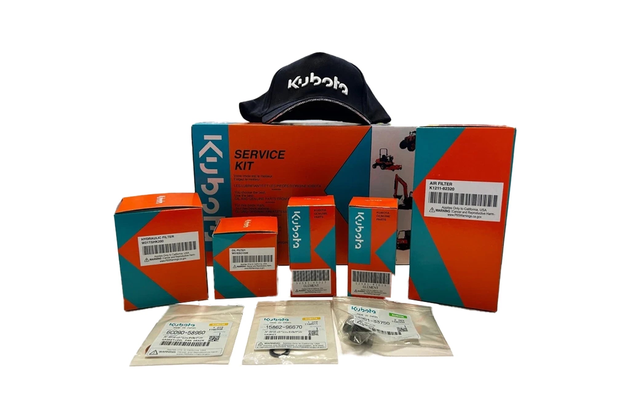 Kubota Genuine Service Kit for Ride On Mowers W21TK-00472