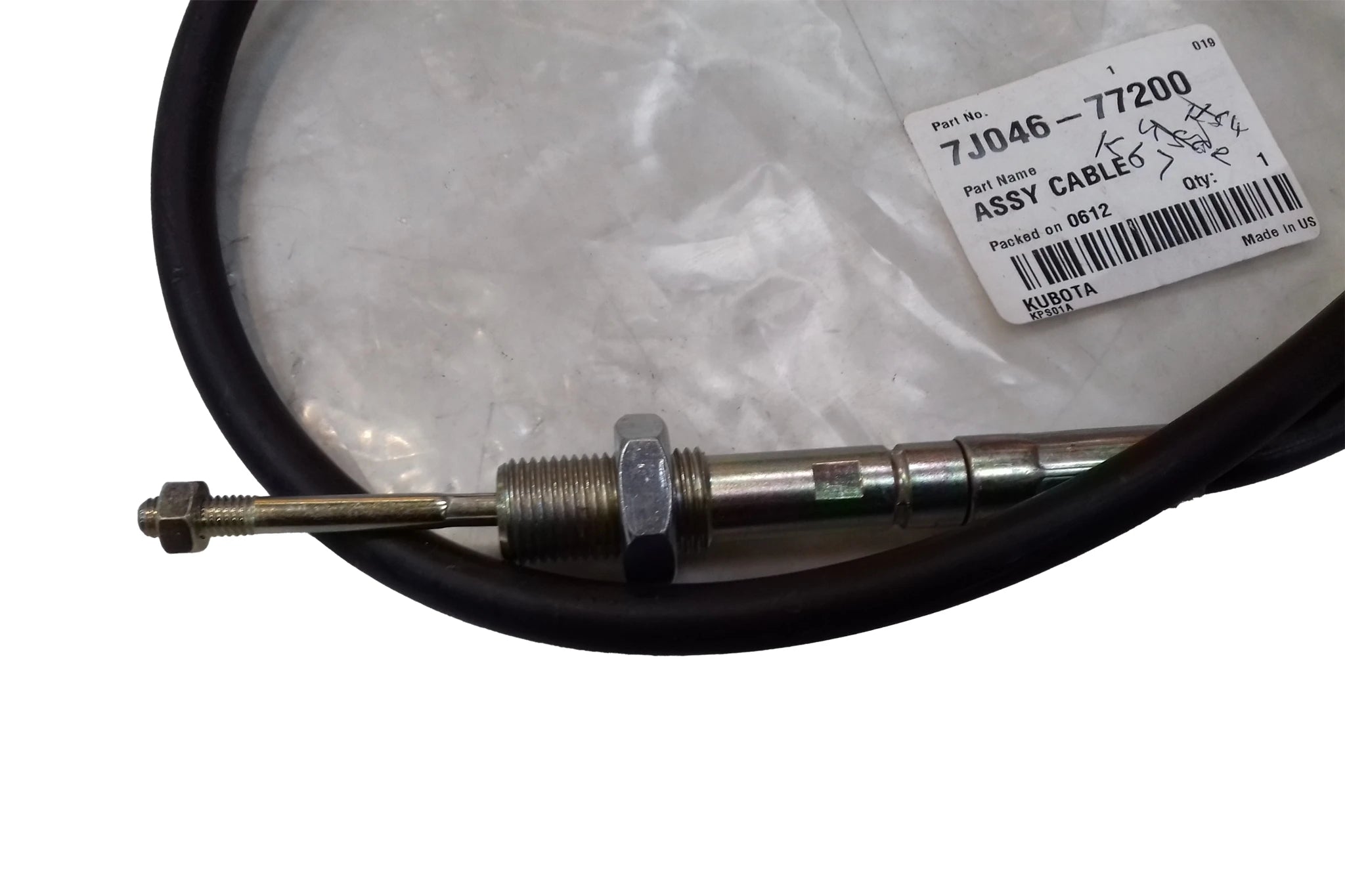 Kubota Front Loader Assembly Cable 7J046-77200