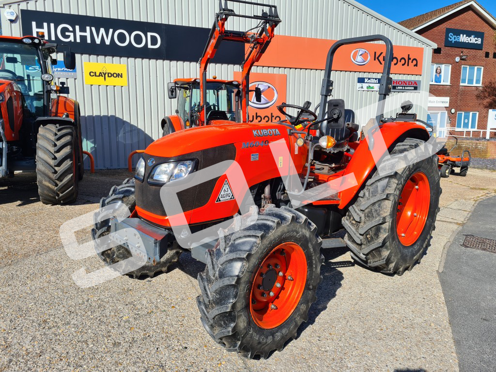 USED Kubota M6040 ROPS 4WD Tractor - SOLD