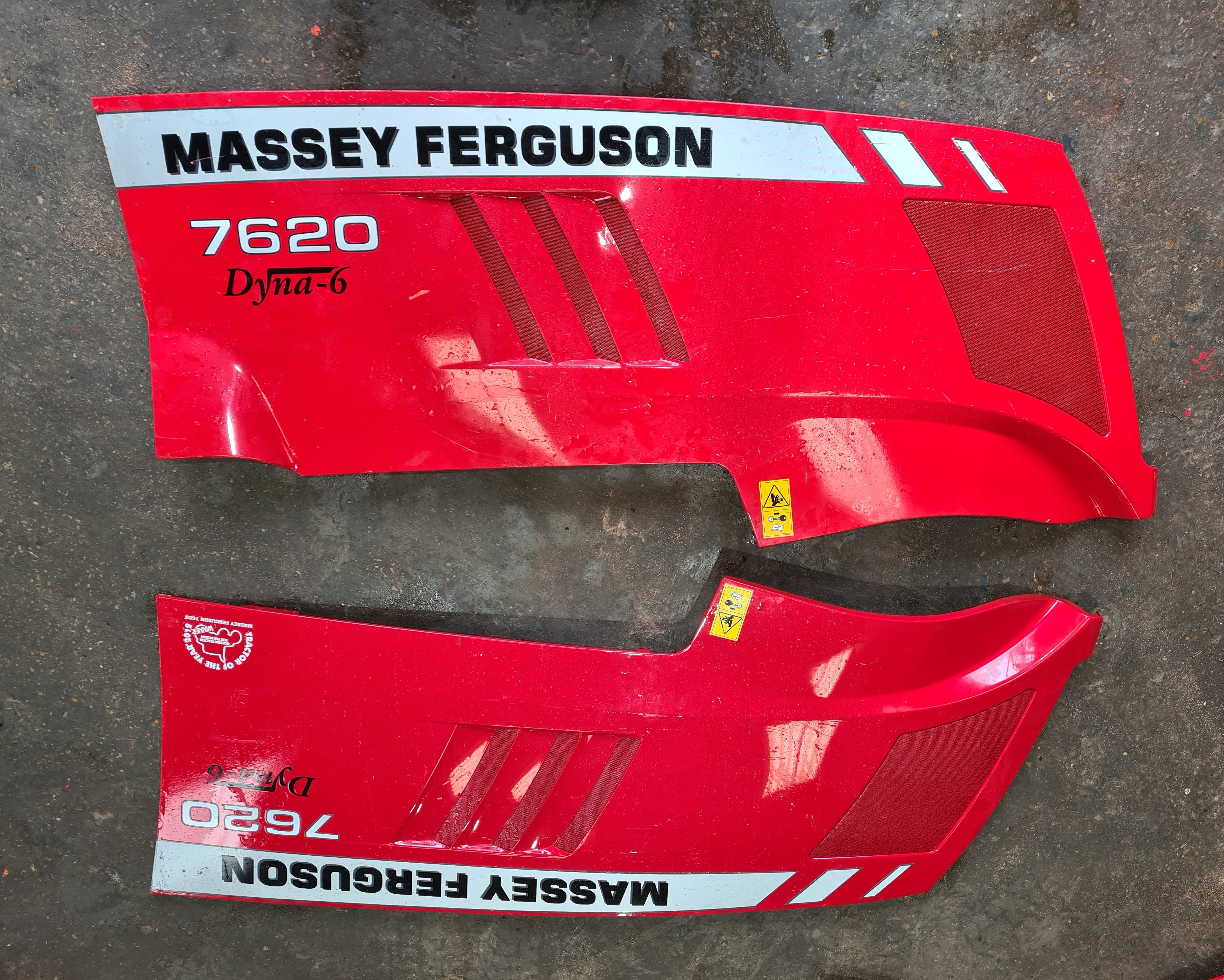 Pair of MF 7620 Dyna-6 Bonnet Side Panels