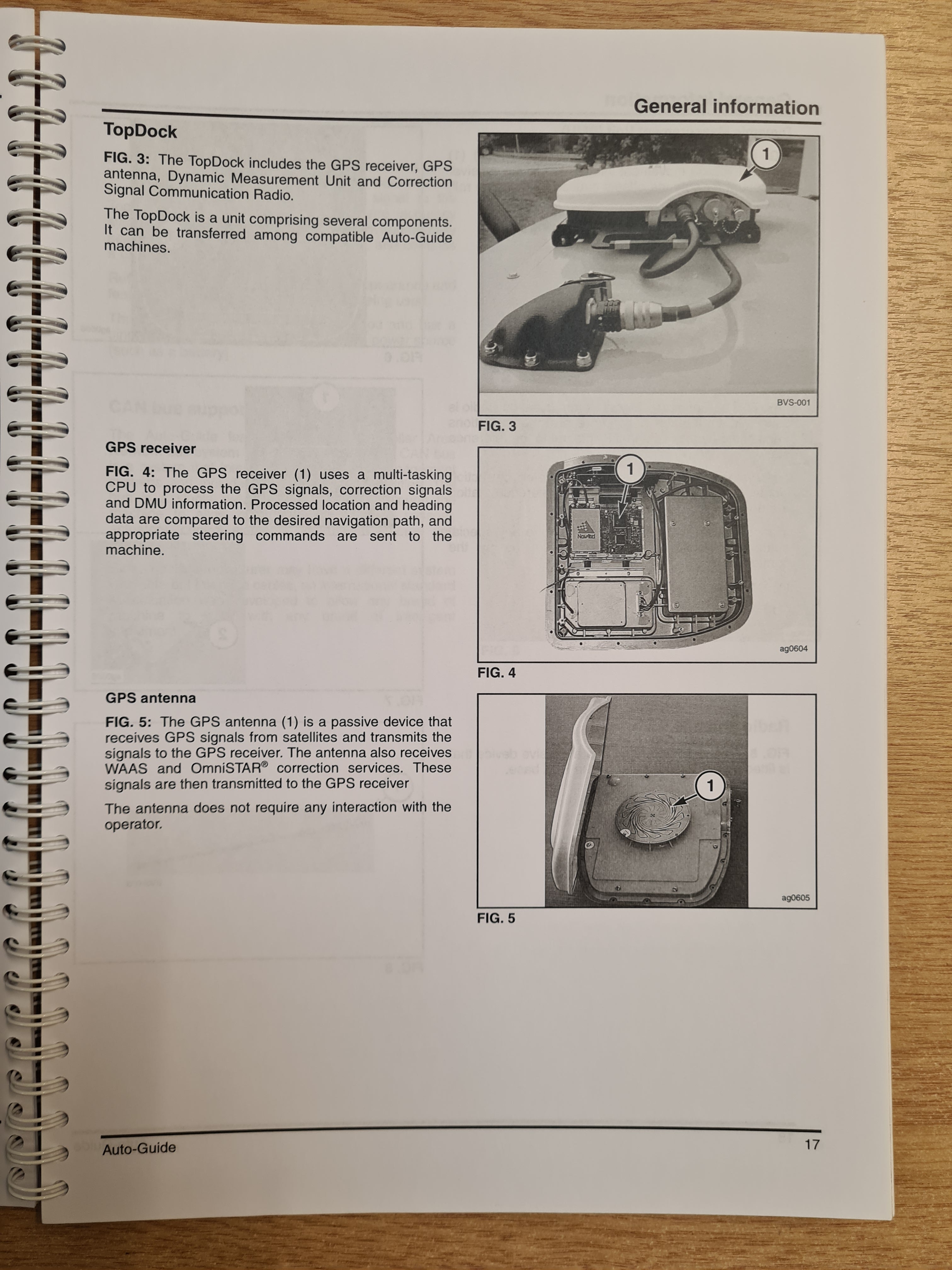 Used MF AUTOGUIDE Operator Instruction Manual