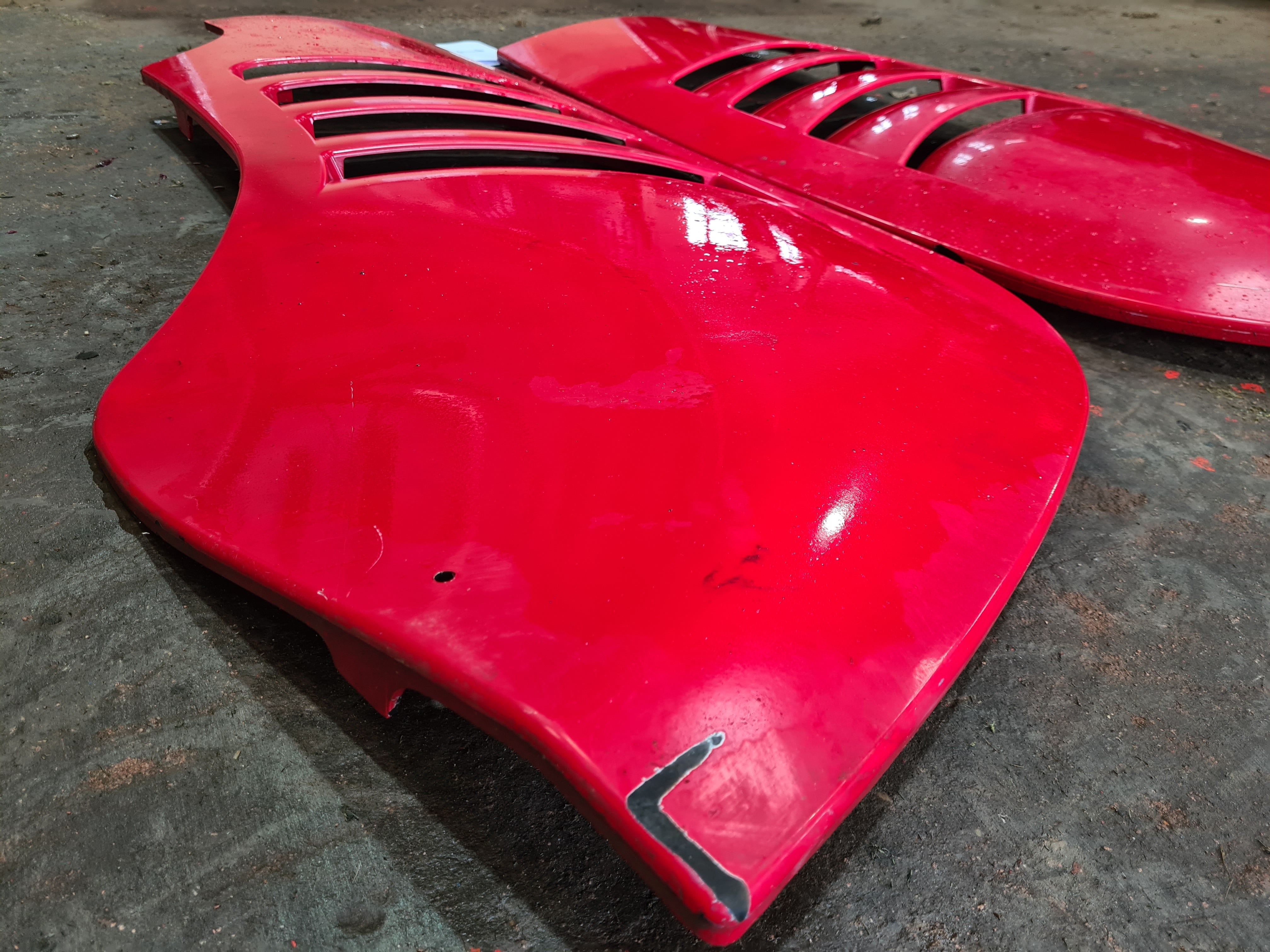 Pair 'A' of MF 6400 6cyl Engine Covers for Tier3 models