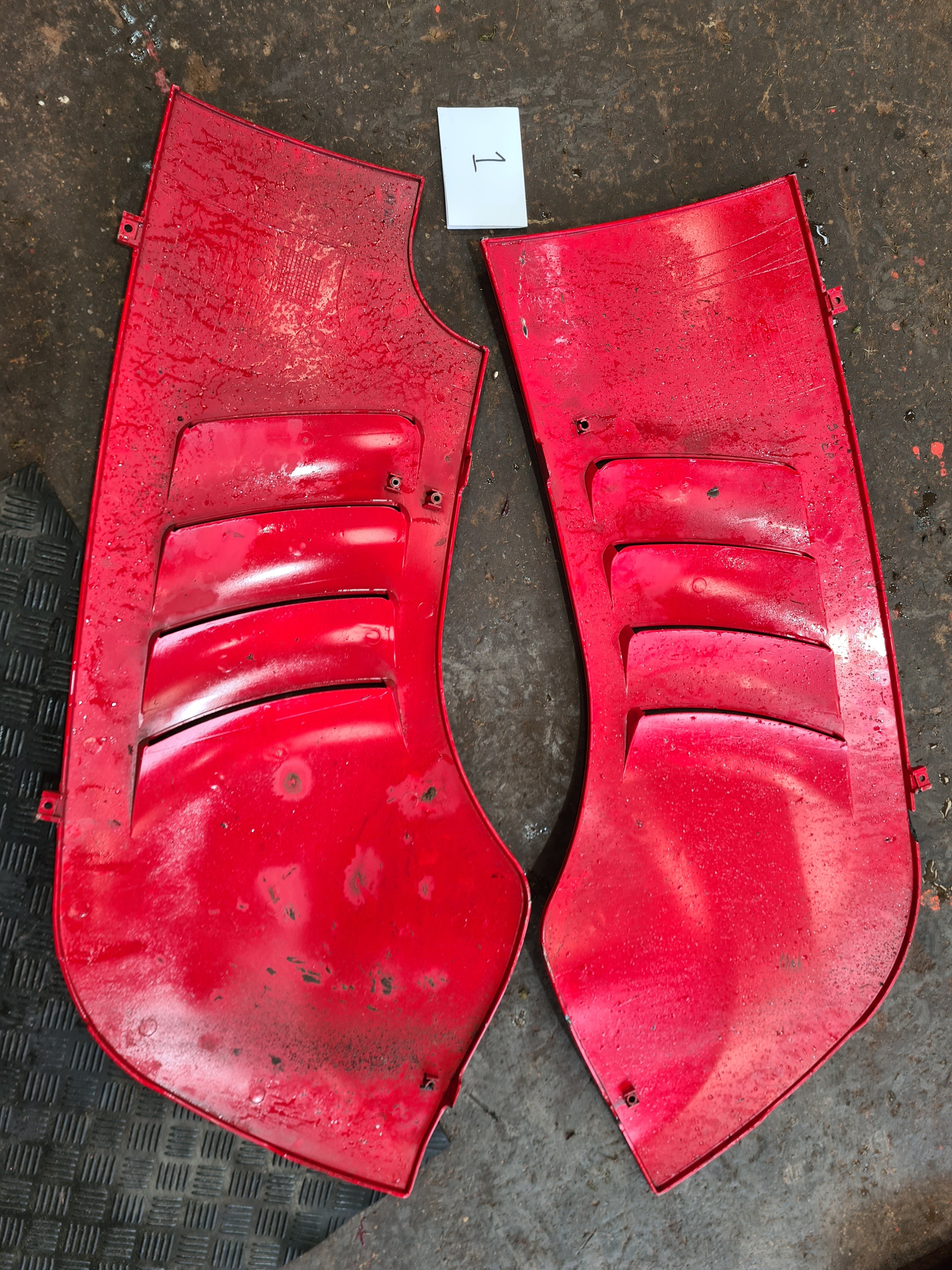 Pair 'A' of MF 6400 6cyl Engine Covers for Tier3 models