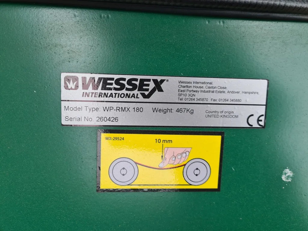 New Wessex RMX-180 Rigid Roller Commercial Mower