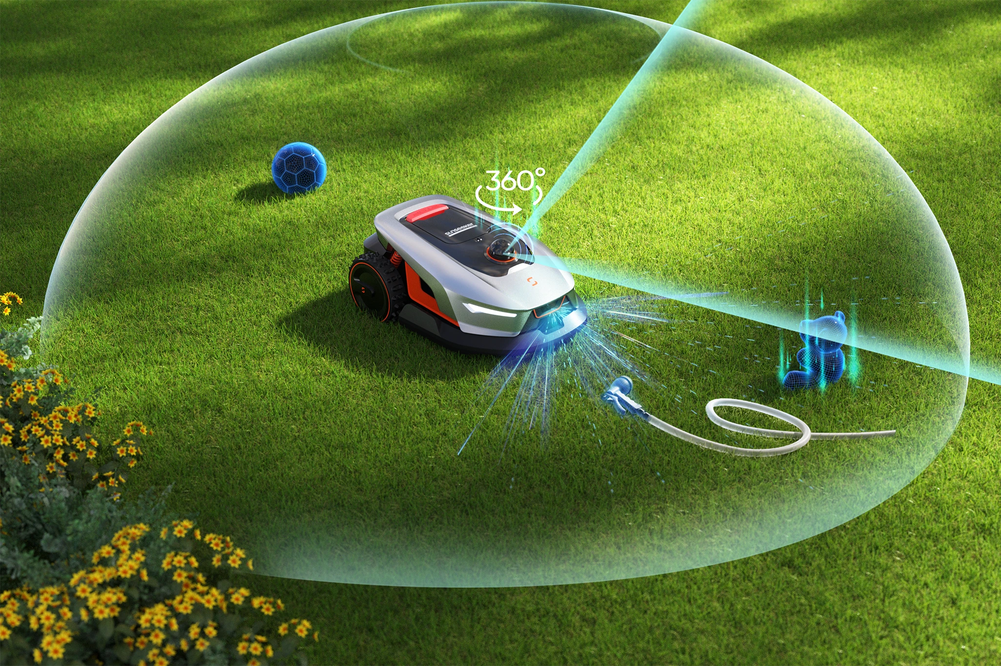 Sunseeker X4 Robotic Mower (1200m2 mowing area)