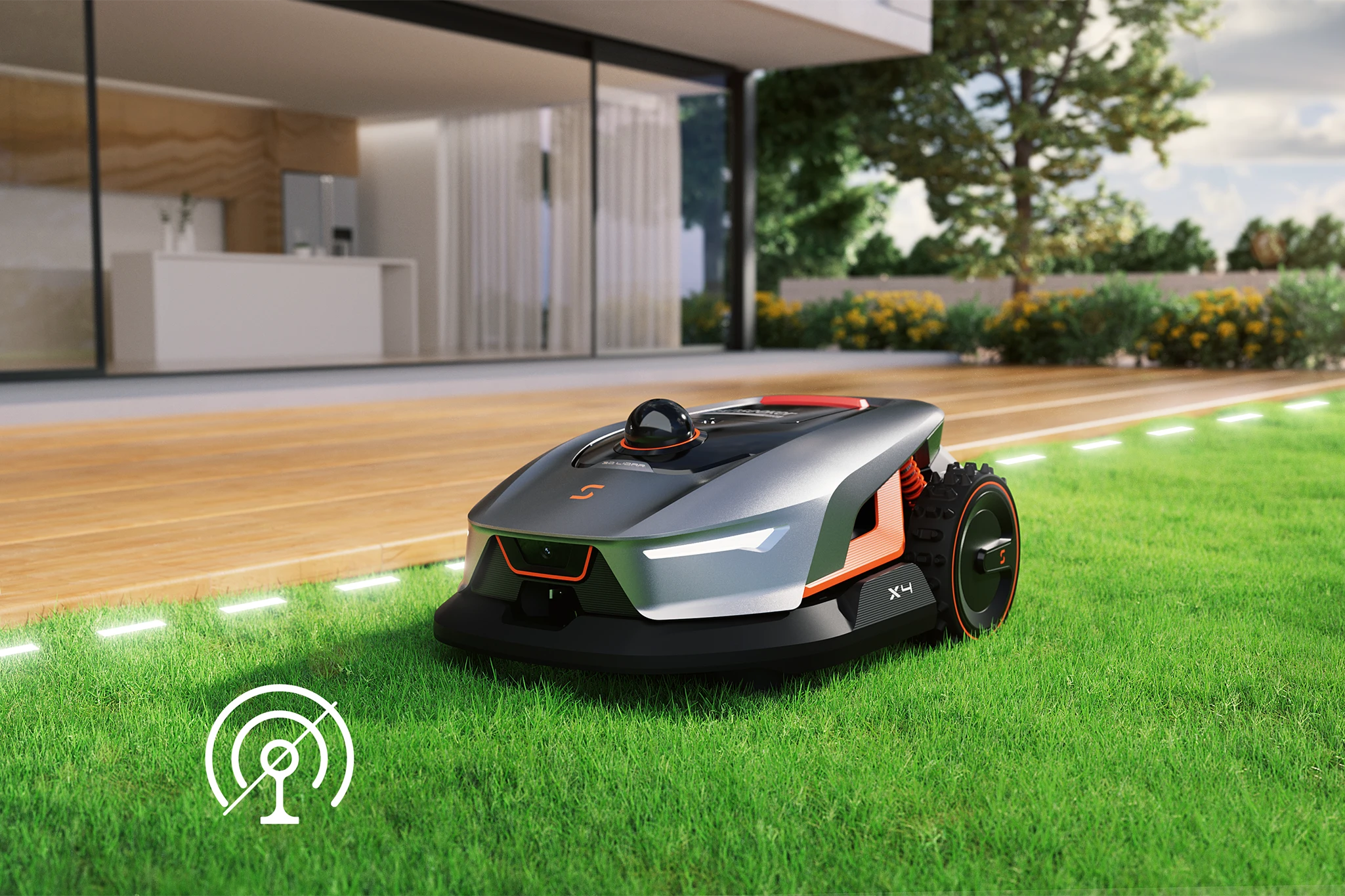 Sunseeker X4 Robotic Mower (1200m2 mowing area)